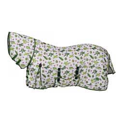 Print Saxon Horse Fly Sheet with Gussets and Combo Neck  Weatherbeeta